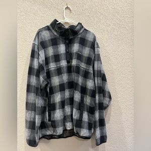 Mens cinch fleece pullover 2XL